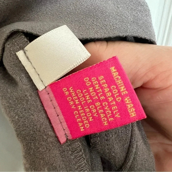 Catherine Malandrino Gray Stretch Faux Suede Open Front Jacket Size 1X Like New - Picture 7 of 7